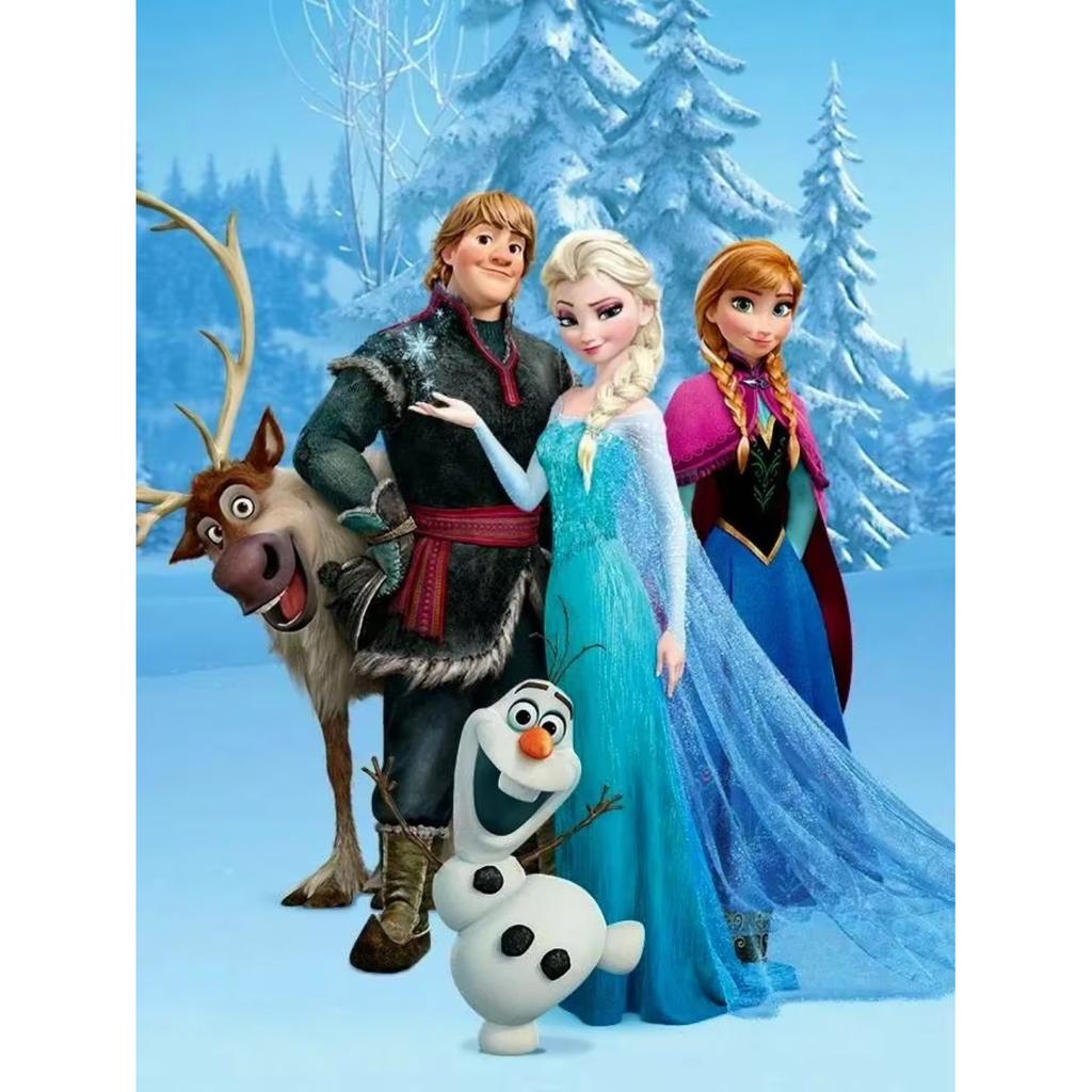 Rahmenloses Disney Diamantmalerei DIY Stickerei The Nightmare Moana Frozen Rapunzel Mosaik Kreuzstich Dekor für Zuhause