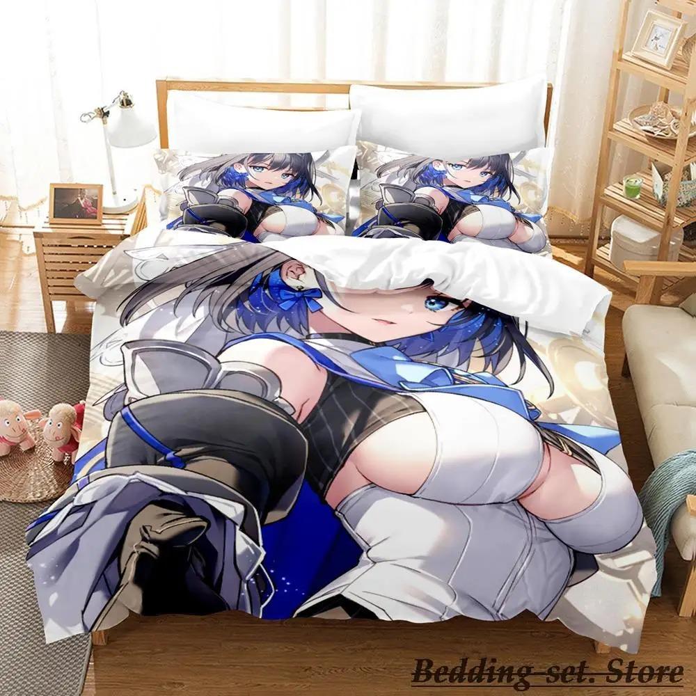 Ložní souprava Ouro Kronii Jednolůžková postel s manželskou postelí velikosti Queen s manželskou postelí velikosti King Souprava přikrývek do ložnice pro dospělé a děti Soupravy přikrývek Anime parure de lit Postel