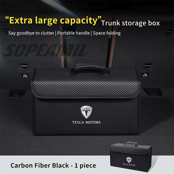 Car Trunk Storage Box Organizer Foldable Stowing Tidying Bag Tesla Model 3 Model Y Model S Model X CyberTruck Roadster Model Y L