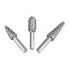 5Pcs Hard Alloy Rotary Burr Rasp File Set 6.3mm Shank Wood Carving Drill Bits