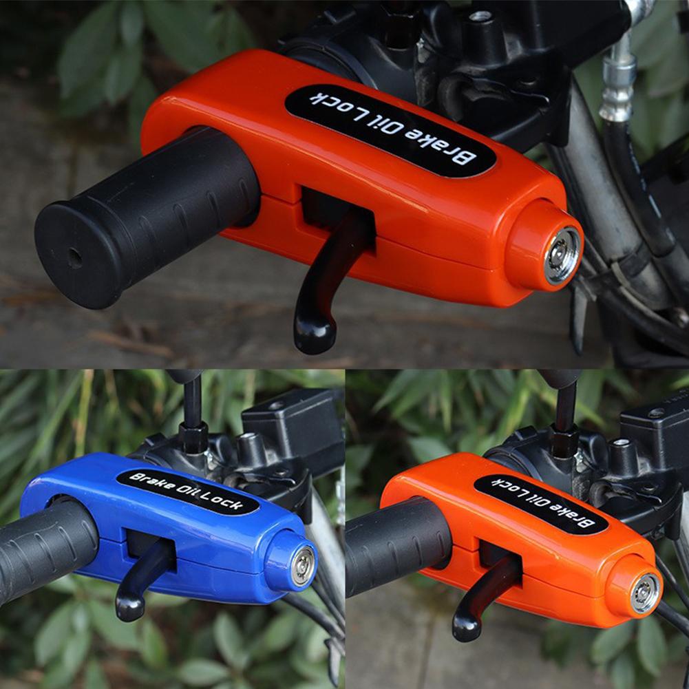 Motorcycle Grip Lock Security Safety Throttle Handlebar Handset Locking Anti Theft Brake Lever Lock for Scooter Street Bikes