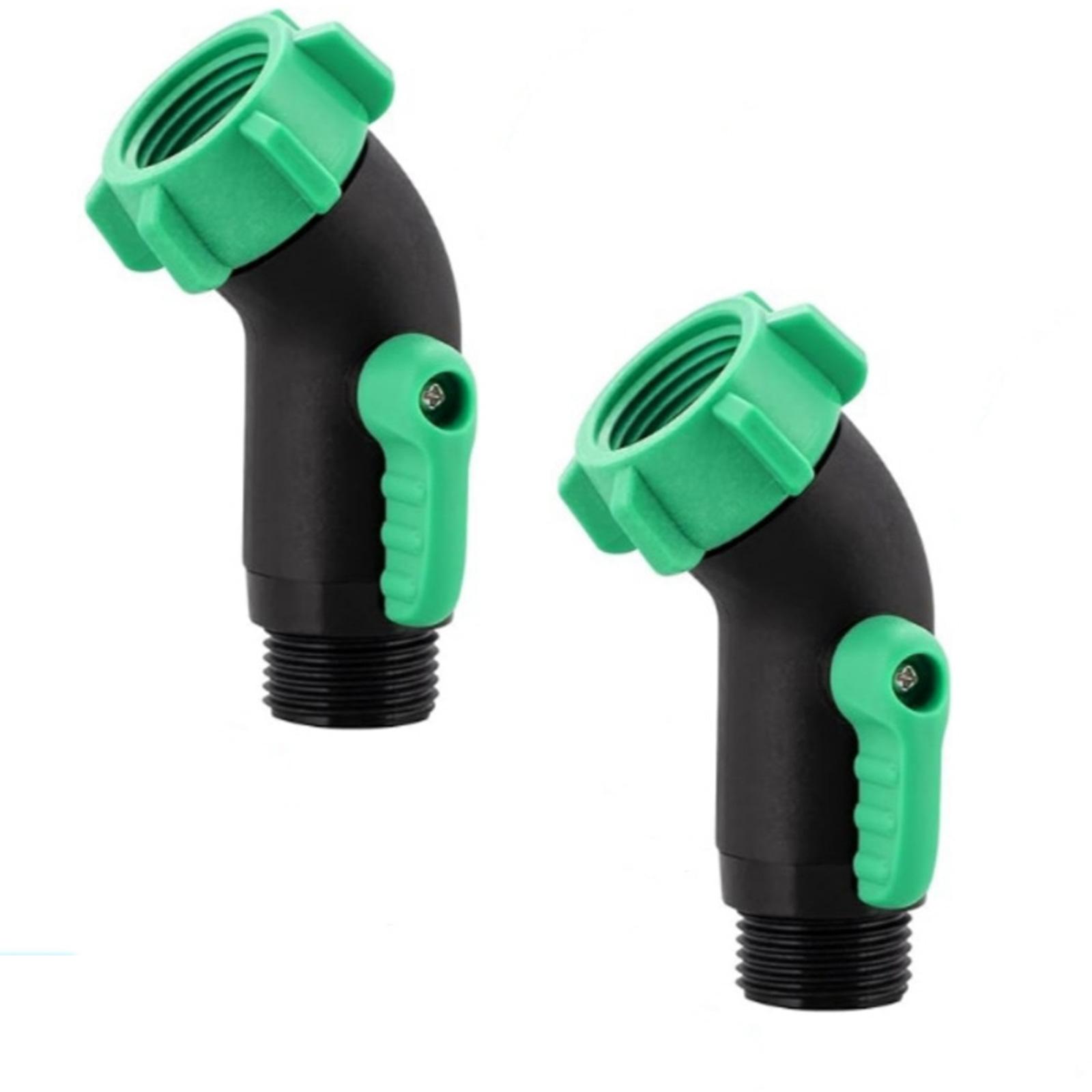 

Strong Plastic Water Pipe Shut Off Valves with Leak Proof Design Hose Adapter for Marine Garden Hose Connection