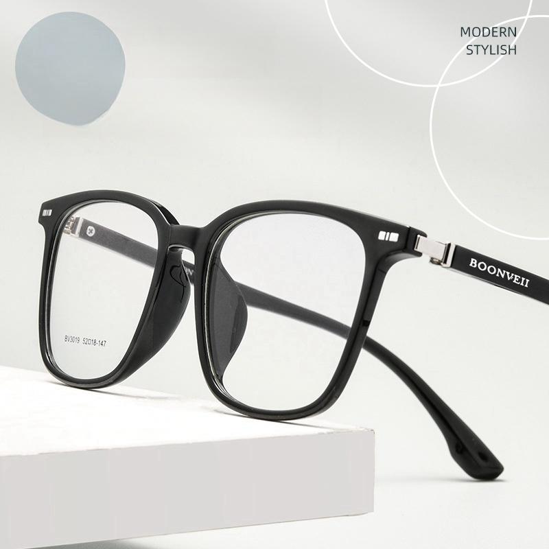 YIMARUILI Optical Prescription Men's Glasses Myopia Hyperopia Progressive Eyewear Women Fashion TR90 Square Eyeglasses BW3019B