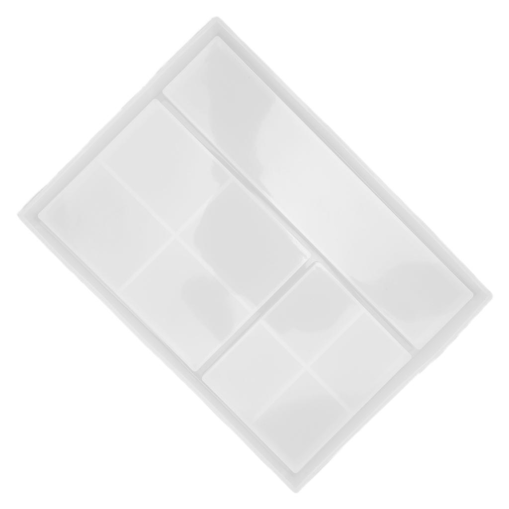 DIY Crystal Epoxy Tray Mold Reusable Easy To Demold Multi Grid Jewelry Box Molds
