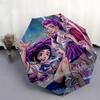 1 Stück Outdoor-Regenschirm mit Anime-Charakteren - Automatisches Öffnen/Schließen, Tragbares 3-fach faltbares Design, 8-Speichen-Eisenrahmen - Perfektes Geschenk für Fans, Reise