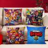 Strategy Game BBRAWL STARS Pillow Cover for Bedroom Room and Living Room Sofa Decorative Cushion Cover