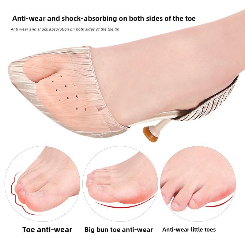 Holes SEBS Toe Protective Cover, Thickened Soft Toe Toe Anti-wear as well as Anti-pain with Pointe Shoe Cover Durable