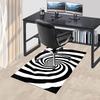 1PC Spiral Pattern Carpet Ultra Soft, Thick & Absorbent, Non Slip Machine Washable Mat for Entryway