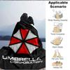1Pc Umbrella Corporation Logo Flannel Blanket, Soft And Comfortable, Casual Warm, Camping Travel, Christmas, Halloween Xmas Gift L1543