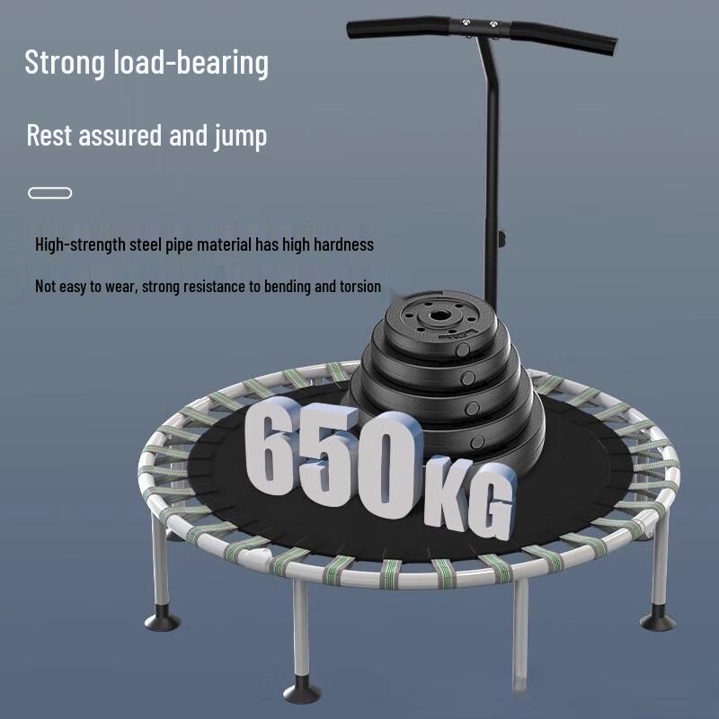 Ayoubu 48-inch Foldable Home Trampoline with Armrest
