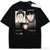 Hot Sale Anime Smoking Behind The Supermarket with You T-shirt Y2K Men Women Cotton Short Sleeve Tee Hip Hop Street Casual Tops