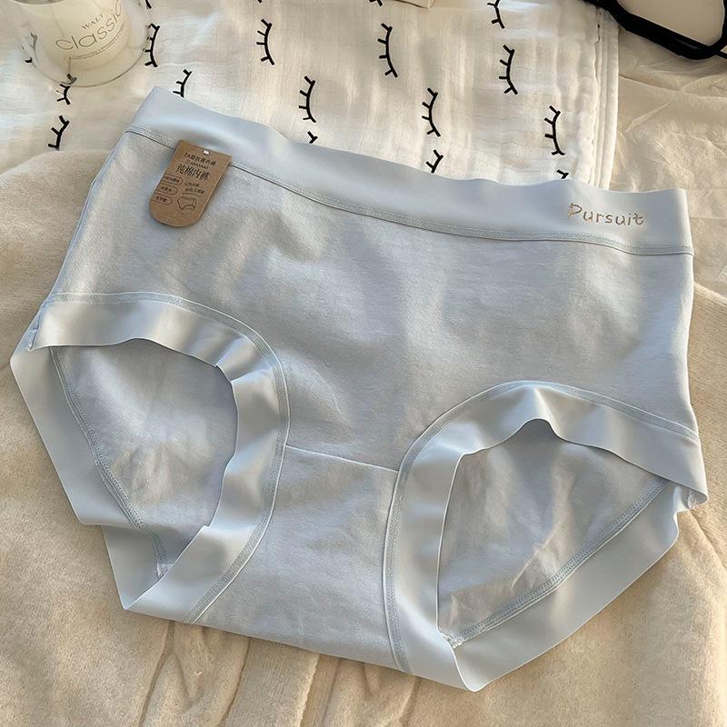 Mid-Rise Antibacterial Plus Size Cotton Women's Panties with Baby Cotton Crotch