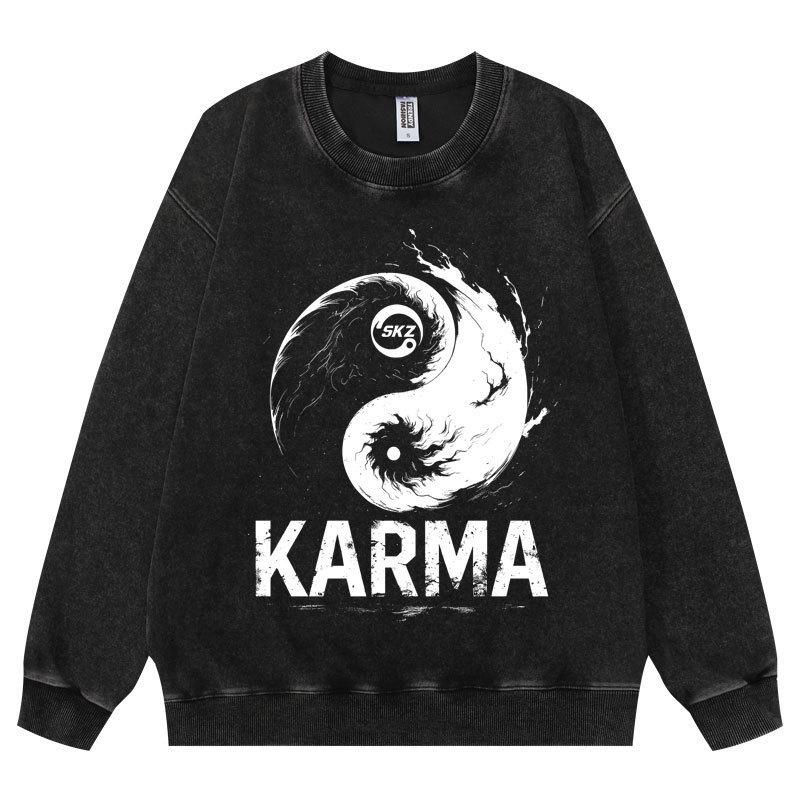 

Взрослые Женщины Мужчины Корейские ПОП-звезды Доминируют Феликс Принт Тайцзи С Длинными Рукавами Круглый Вырез Толстовка S