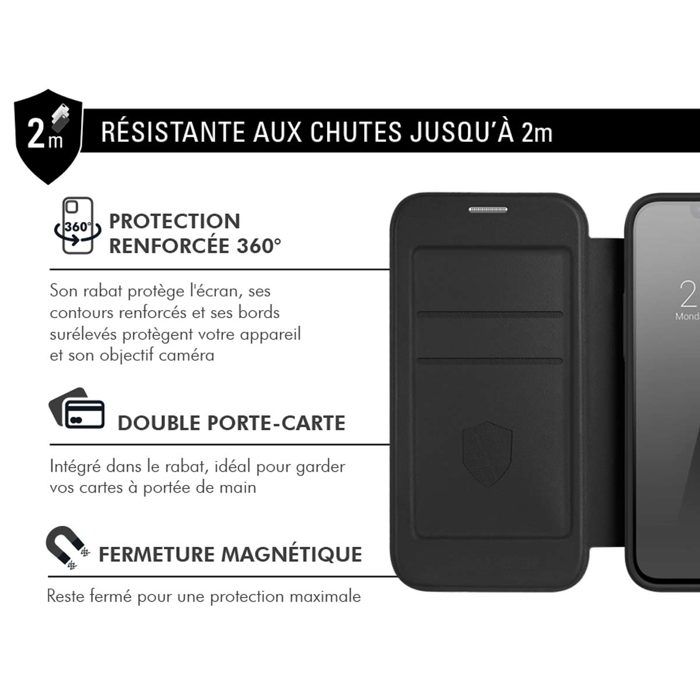 Hülle und Etui - Forcecase - iPHONE 16 - Schwarz - Magsafe-kompatibel - Hart