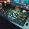Podkładka pod mysz komputerową DOTA 2 Podkładka pod mysz do gier Duży dywanik na biurko Zamykane krawędzie Akcesoria do komputera i laptopa Mata na biurko pod klawiaturę 900x400