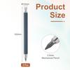 PATIKIL Mechanical Pencil Large Automatic Metal with Sharpener for and Blue 2-Pack Set, 5.6mm Lead, Holder, Graphite, Drawing, Art, Sketching,