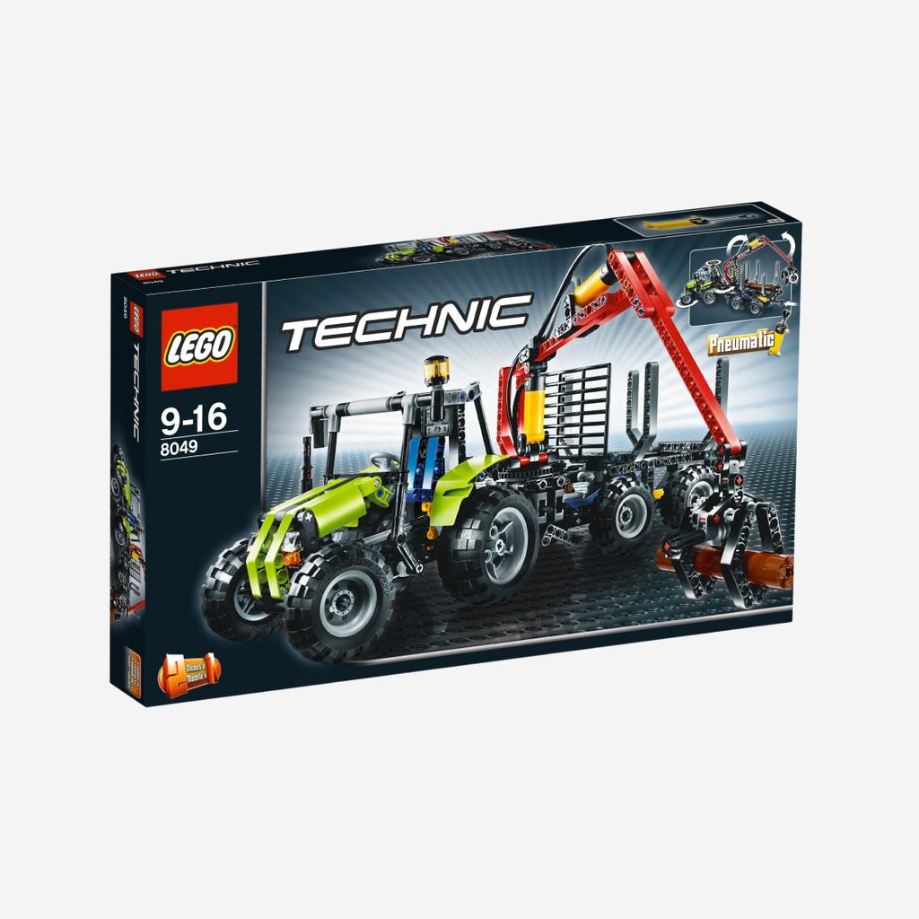Trattore Lego con Caricatore di Tronchi