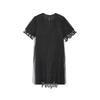 JNBY 2025 Autumn Loose Round Neck Short Sleeve Dress