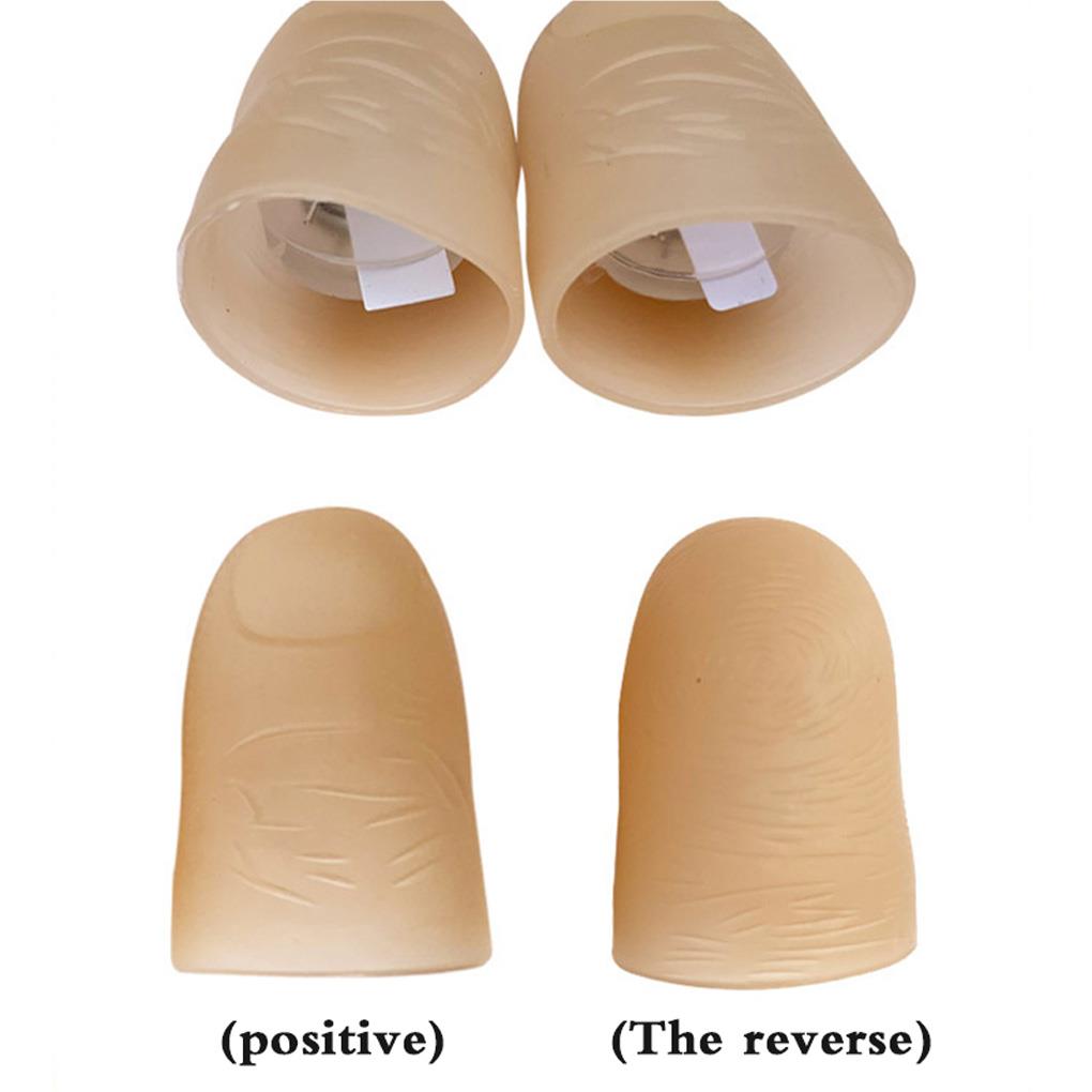 LED Light Fantastic Prank Tools Mini Lamp Thumbs Lights Colorful Performance Lamps Brightness Insulating Paper Trick Prop