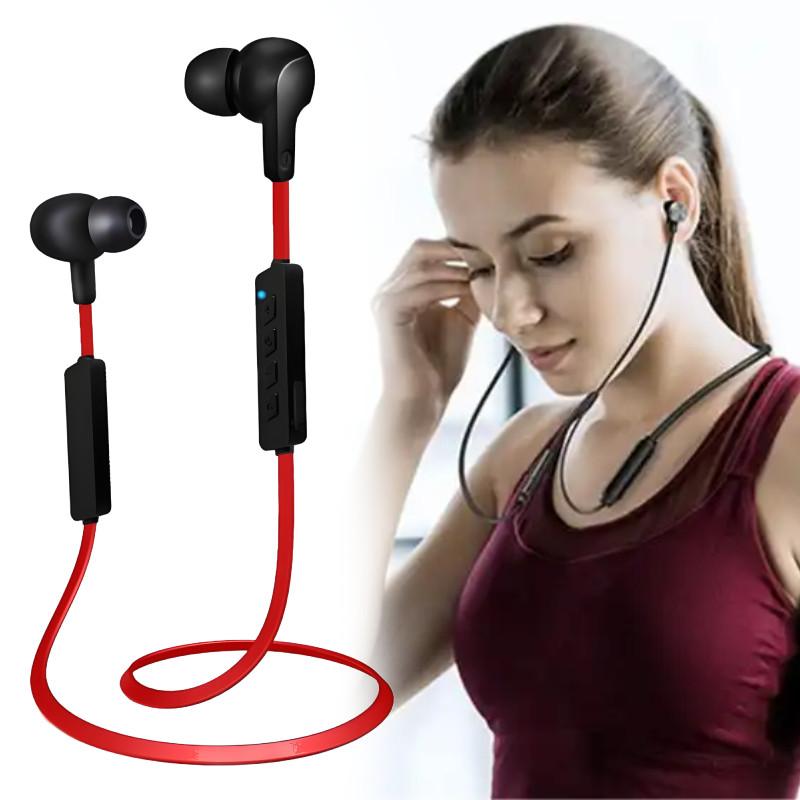 Bluetooth Sports Headphones Wireless Stereo Earbuds For Running In Headset Ear