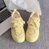 Bread Shoes Ins Trendy Spring New Thick-soled Heightened Big Head with Skirt Student Board Shoes