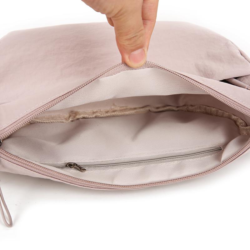 Crossbody Bag for Women Large Capacity Waterproof Nylon Multi Pocket Adjustable Wide Strap Travel Shoulder Satchel Daily Purse