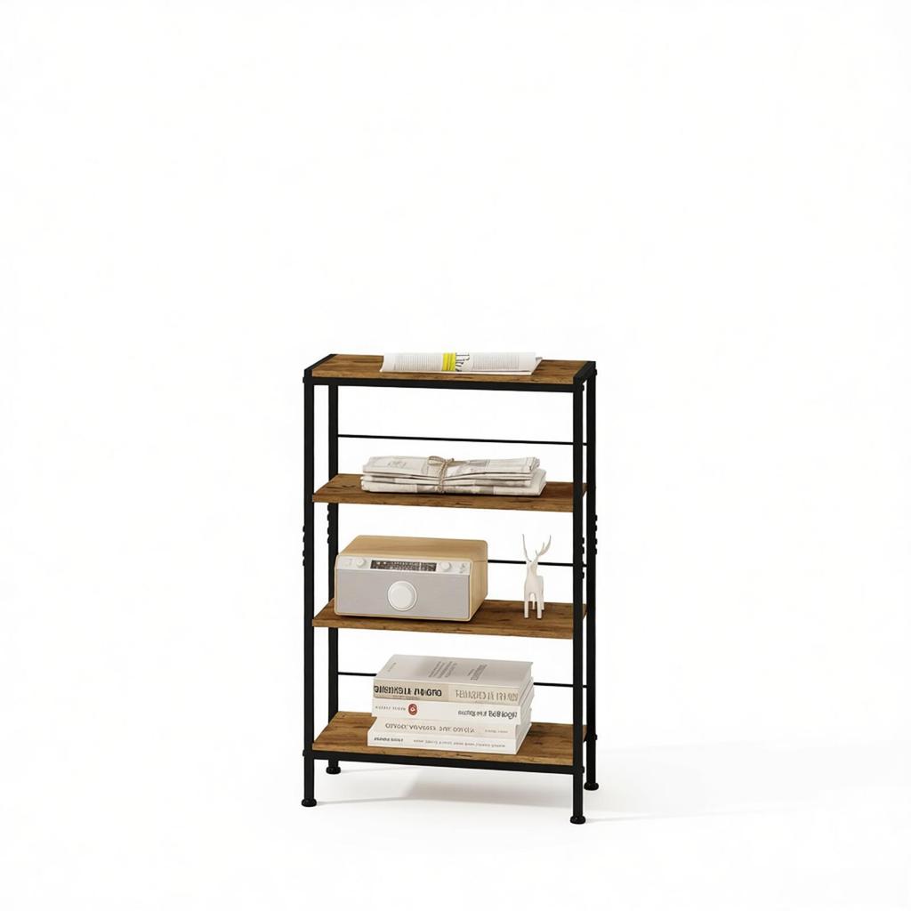 Modern Storage Rack, Freestanding Shelf, Display Shelf