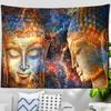 VIKAMA Buddha Om Mani Padme Hum Tapestry Spiritual Wall Hanging Aesthetic Decor for Bedroom Living Room1