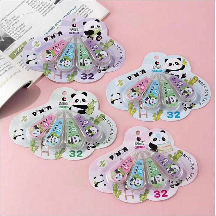 Lepusheng Mini Cute Cartoon Correction Tape and Eraser for Students