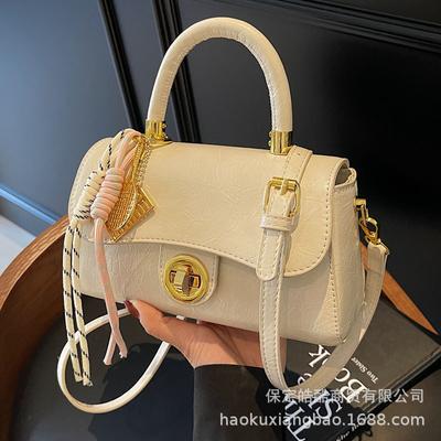 Dieses Jahr sind beliebte kleine Taschen für Damen Herbst und Winter 2025 neue Mode Schulter-Umhängetaschen vielseitig und beliebt tragbare kleine quadratische B