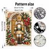 DIY Pearl and Diamond Painting Kit. Christmas Nutcracker Soldier theme. suitable for beginners. festive home wall decoration. handmade gift.