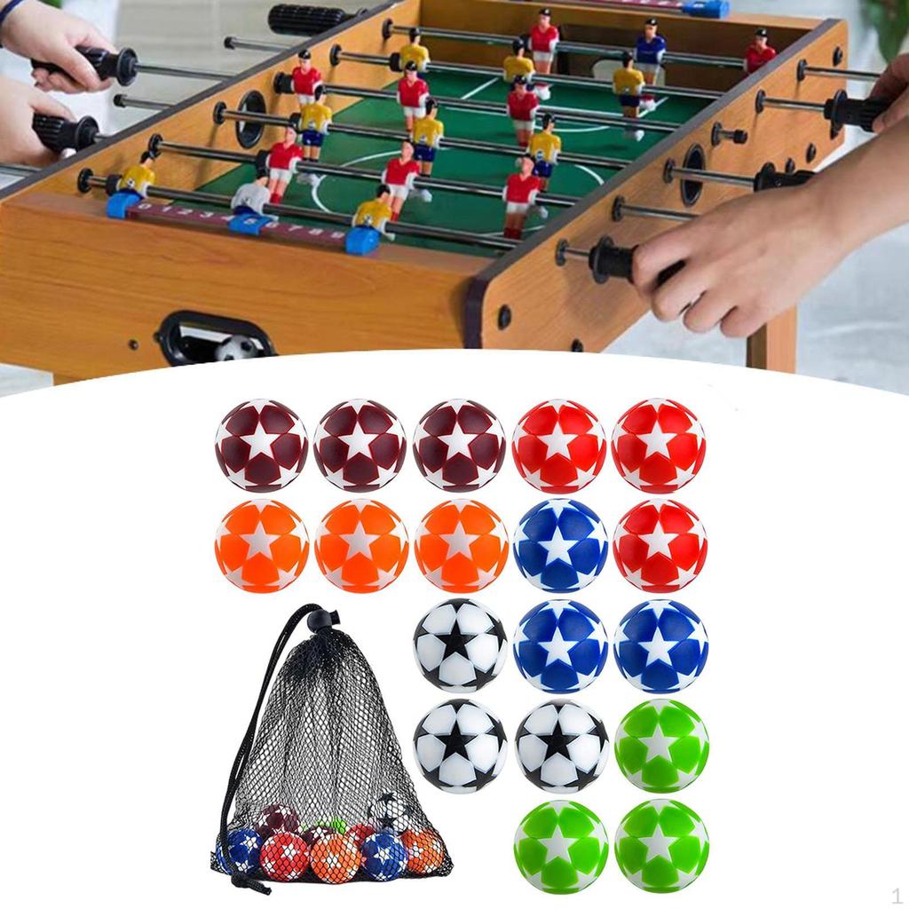 Fotbollsbord Bollar för Officiellt Bordsspel Dekor Dekorationer Litet Tillbehör Ersättning Bord