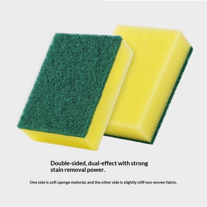 50Pcs Highly Absorbent Double-Sided Sponge Magic Cleaning Pot Rust Sponge Cleaning Brush Kitchen Cleaning Tool