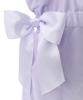Maison De FLEUR Gingham Check Double Ribbon Tote Bag, Lavender, 08000341900