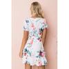 Womens Boho Floral Chiffon Summer Party Dress Elegant Short Mini Sundress For Beach And Evening Wear
