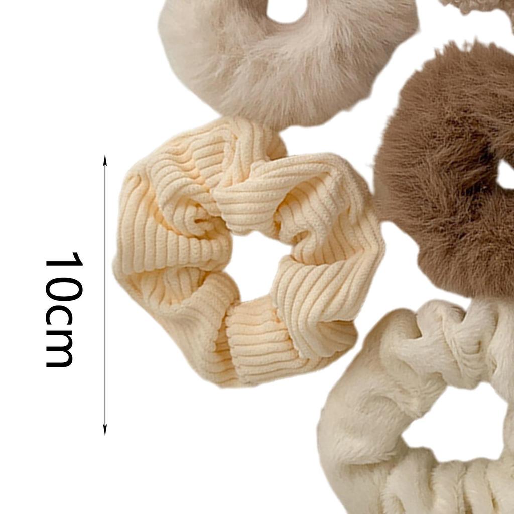 Pack of 7 Stylish Women Hair Ties Scrunchies for Girls Wedding