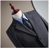 Men's Anti-Wrinkle Slim Fit Business Suit: High-End Formal Wear for Weddings and Engagements.
