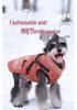 Dog-Friendly Warm Down Jacket, Thickened PP Cotton Filling, Back Opening, Easy On/Off.