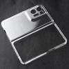 Transparent Case For OPPO Find N5 N3 Flip N2 Flip N3Flip N2Flip 5G Back Ring Holder Bracket Phone Cover Hard PC Shockproof Shell