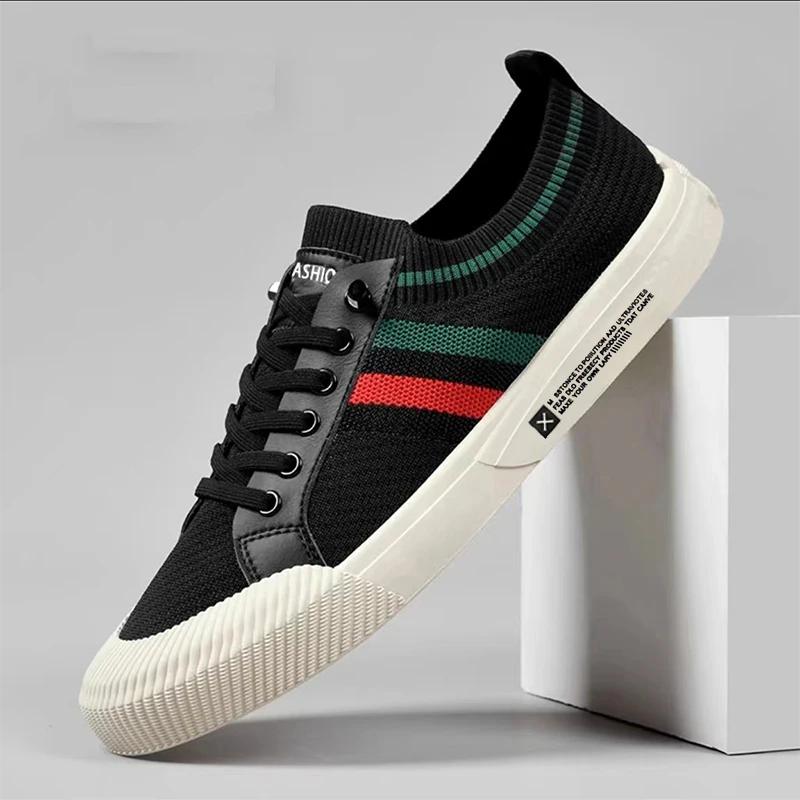 Luxus Herren Freizeitschuhe Mode Sneakers für Männer Leichtes Mesh Atmungsaktive Outdoor Walking Loafers Männliche Flats Zapatos Para Hombres