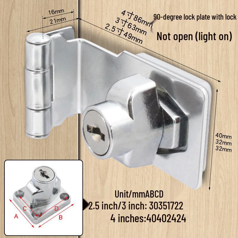 Three-Digit Multi-Purpose Mechanical Password Lock for Cabinets and Drawers