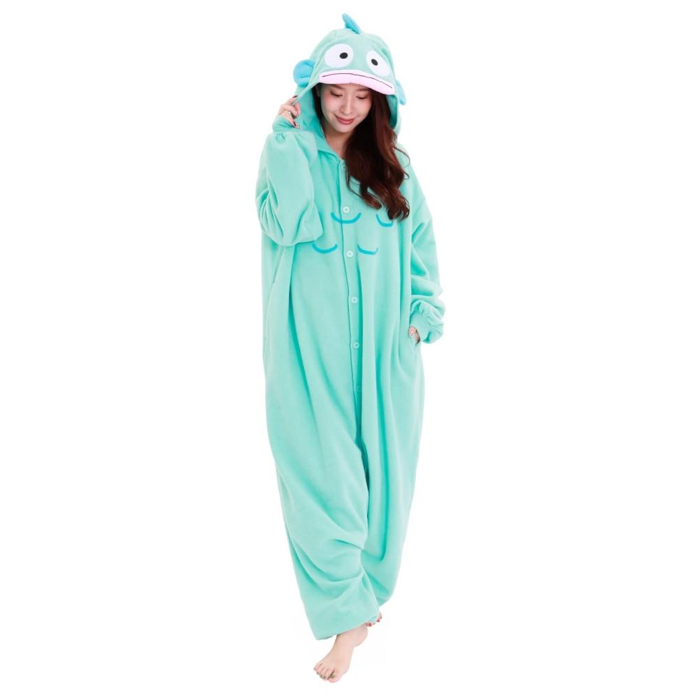 SAZAC Fleece Kigurumi für Erwachsene Sanrio Sanrio [Hangyodon]