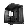 Gabinete de PC PCCOOLER CPS C3 T700, Gabinete Mid-Tower ATX de Câmara Dupla, Design de Alto Fluxo de Ar, Compatível com Placa-mã BTF, Painéis Frontal e Lateral de Vidro Temperado,