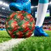 Portugal Football Printed Size 5 Soccer Ball Wear Resistant Standard Adult Training Football Fan Gift for Indoor Outdoor Match Sports