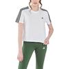 (WMNS) adidas Essentials Loose 3-Stripes Cropped T-Shirt Asia Sizing 'White Black' Women's GL0778