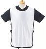 R-STYLE Lightweight, Quick-Drying, Sideless Bibs for Easy On and Off, Solid Color (White 10)
