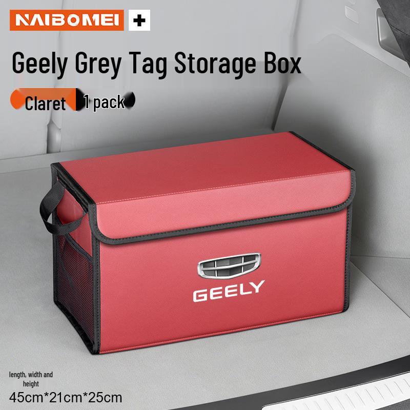 Geely Car Trunk Storage Box for Xingyue, Binyue, Emgrand, Borui, Haoyue, ICON Models