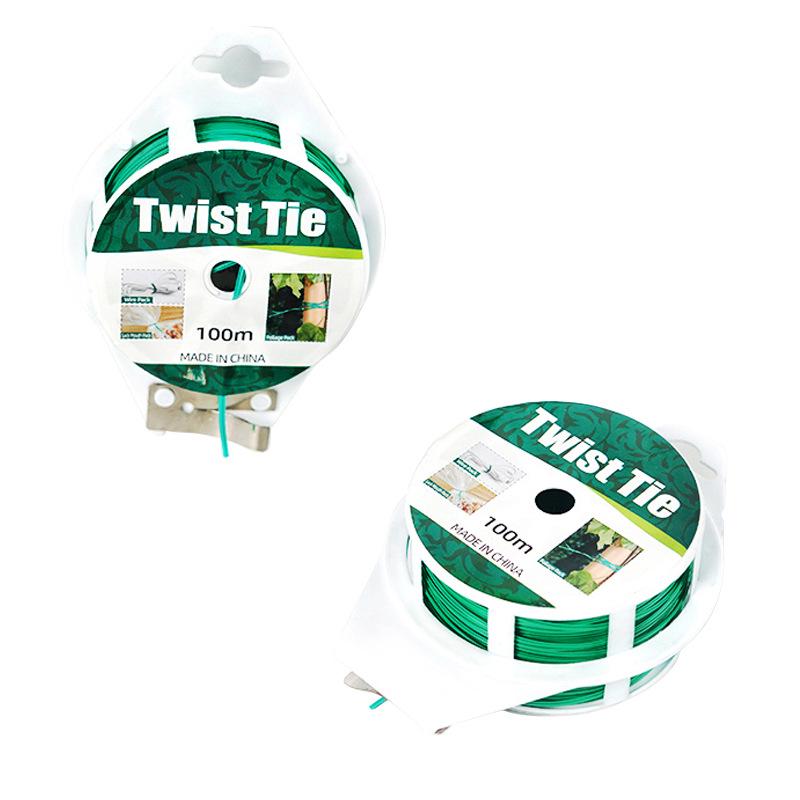 Coated Iron Garden Tie: Horticultural Wrap & Flower Support