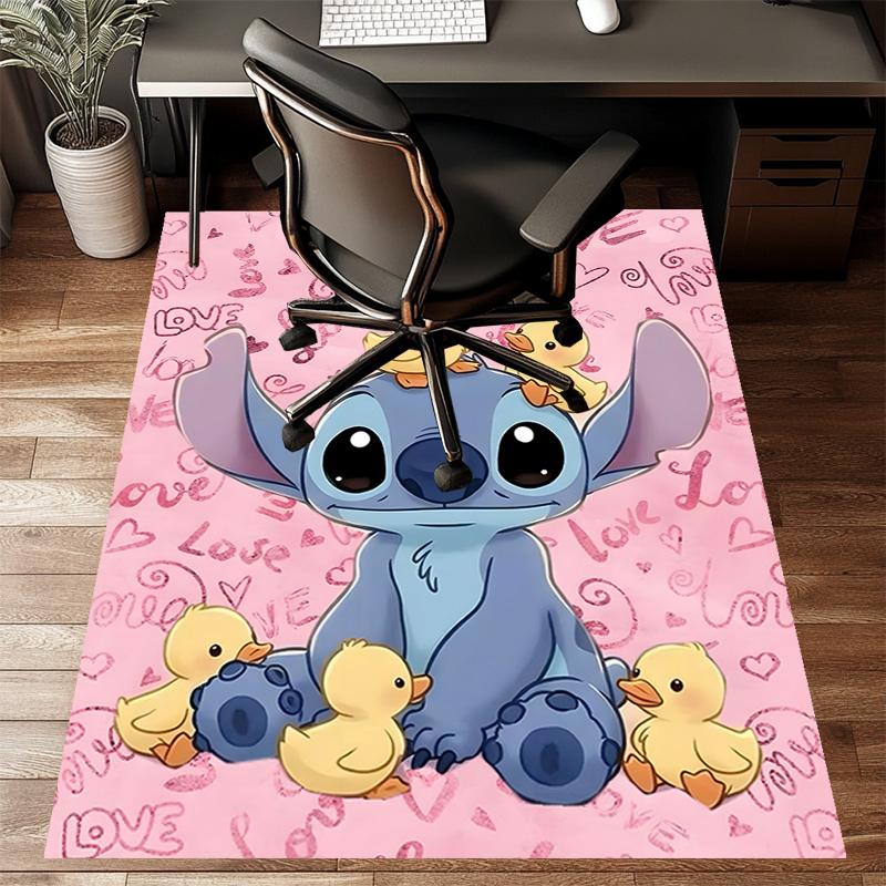 1pc S-Stitch Design Printed Area Rug Carpet for Bedroom Living Room Home Decor Rugs Mat Non Slip Mat Rug for Bedside