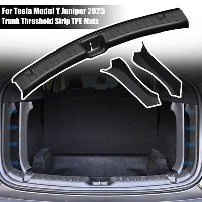 Für die 2025 überarbeitete Kofferraumschweller-Verkleidung Trittschutz Auto Panel Innenraum Schutz Innenraum 2025 TPE Dekoration Y4Y3